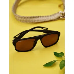 Garry Gobbs Unisex Square Sunglasses With UV Protected Lens-image-41