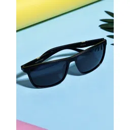 Garry Gobbs Unisex Sunglasses with Polarised and UV Protected LensSG-SR-107-15-Black-image-3