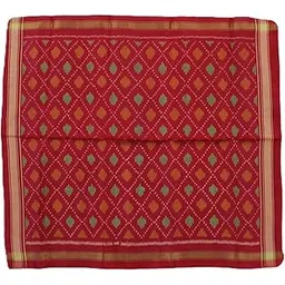 garvi gurjari Handloom Single Ikat Patola Pocket Square | Stylish Pocket Square08-picture-28