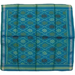 garvi gurjari Handloom Single Ikat Patola Pocket Square | Stylish Pocket Square11-picture-30