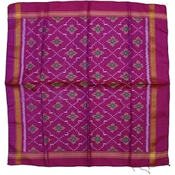 garvi gurjari Handloom Single Ikat Patola Pocket Square | Stylish Pocket Square16-picture-22