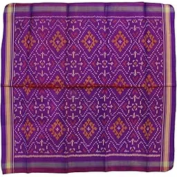 garvi gurjari Handloom Single Ikat Patola Pocket Square | Stylish Pocket Square23-picture-25