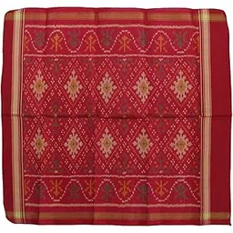 garvi gurjari Handloom Single Ikat Patola Pocket Square | Stylish Pocket Square33-picture-52