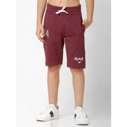 Gas Kids Wine Printed Shorts-picture-12
