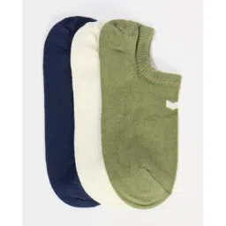 gas Men Pack of 3 Cotton No-Show Socks-picture-24