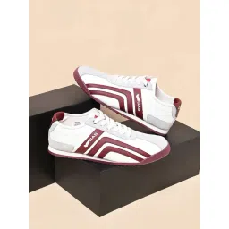 GAS Men's HoloStride White & Brown Sneakers-picture-11