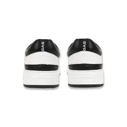 GAS Men's Respiro Black & White Sneakers image 5