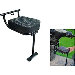 Gate 7 Comfortable Universal Baby/Child Safety Seat with Handle for Scooters, TVS, Suzuki, Honda,Access 125, Activa, Jupiter, Maestro, Detachable, Cushined, Criss Cross Design-image-37