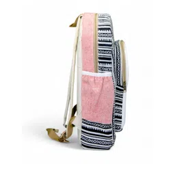 Gau Sudh Unisex Striped Hanuman Printed Backpack image 2