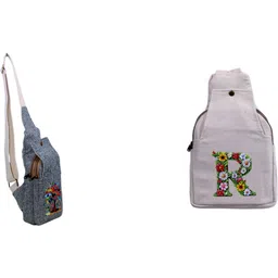 Green, White Men & Women Sling Bag Super Fashion Chest & Crossbody Sling Bag – Eco-Friendly & Stylish Travel Bag-image-45