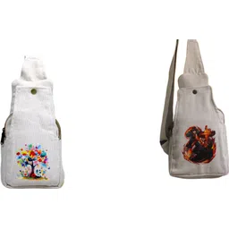 White, White, Beige Men & Women Sling Bag Super Fashion Chest & Crossbody Sling Bag – Eco-Friendly & Stylish Travel Bag-image-41