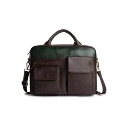 Gauge Machine 16" Brown Laptop Bag with Detachable Strap-picture-24