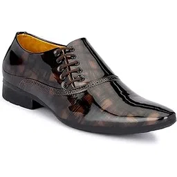 GAUTAMFIT Men's Formal Classic Derby Lace-Up Formal Shoes for Office, Party,Wedding | Dress Shoes | Extra Cushioning Insole | Lightweight & Comfortable Stylish Shoes-picture-23