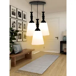 GAUVIK Black & White Traditional Ceiling Lamp-picture-42