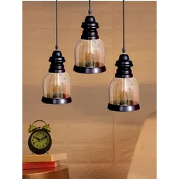 GAUVIK Black Glass Ceiling Lamp-picture-16