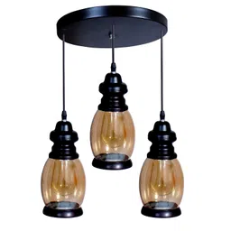 GAUVIK Black Glass Ceiling Lamp-picture-15