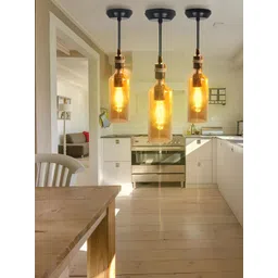 GAUVIK Black Glass Ceiling Lamp-picture-34