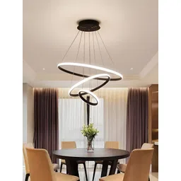 GAUVIK Black Glass Ceiling Lamp-picture-32