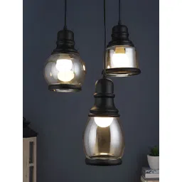 GAUVIK Black Glass Ceiling Lamp-picture-26