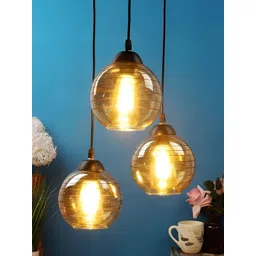 GAUVIK Black Glass Ceiling Lamp-picture-36