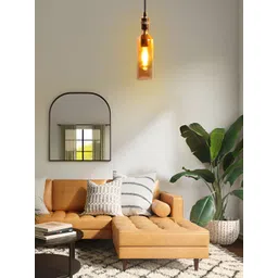 GAUVIK Black Glass Ceiling Lamp-picture-30