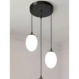 GAUVIK Black Glass Ceiling Lamp-picture-18