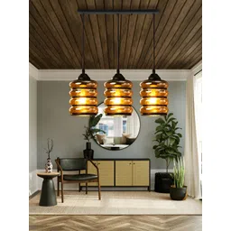 GAUVIK Black Glass Ceiling Lamp-picture-22