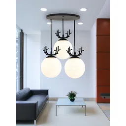 GAUVIK Black Glass Ceiling Lamp-picture-17