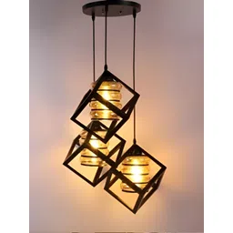 GAUVIK Black Glass Ceiling Lamp image 4