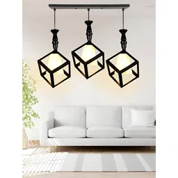 GAUVIK Black Glass Ceiling Lamp image 2