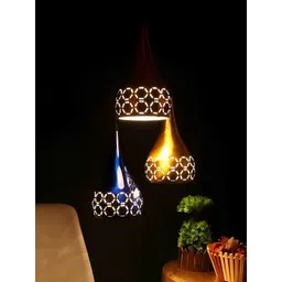 GAUVIK Blue & Red Printed Aluminium Ceiling Lamp-picture-12