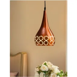 GAUVIK Copper-Toned Textured Aluminium Ceiling Lamp-picture-26