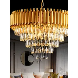 GAUVIK Gold-Toned & White Textured Ceiling Lamp-picture-22