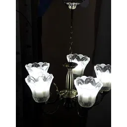 GAUVIK Gold-Toned Glass Ceiling Lamp-picture-33