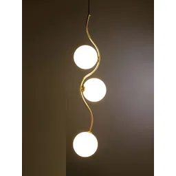 GAUVIK Gold-Toned Glass Ceiling Lamp-picture-35