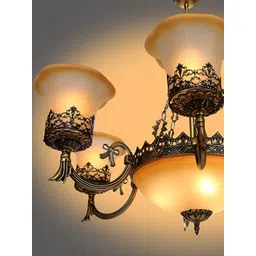GAUVIK Gold-Toned Textured Traditional Ceiling Lamp-picture-30