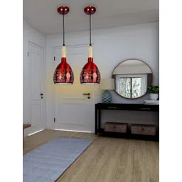 GAUVIK Maroon Aluminium Ceiling Lamp-picture-14