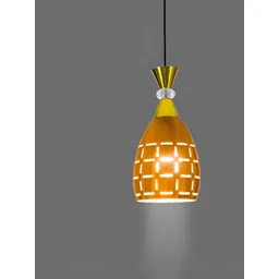 GAUVIK Mustard Aluminium Ceiling Lamp-image-0