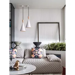 GAUVIK White Aluminium Ceiling Lamp-picture-17