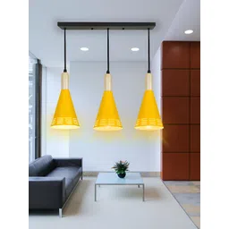 GAUVIK Yellow Aluminium Ceiling Lamp-picture-54