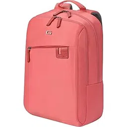 Gear Compact Business Large Water Resistant 3 Compartment Laptop Backpack/Casual Backpack/Daypack/Travel Backpack/College Bag For Men/Women(Pink-Grey), 27 Litres-picture-10