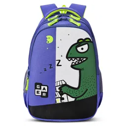 Gear Giant Monster Backpack 15"/20L Small Water Resistant School Bag/Casual Backpack/Daypack/Travel Backpack/Kids Bag for Boys/Girls (Blue-Green)Height 15 Inches-picture-13