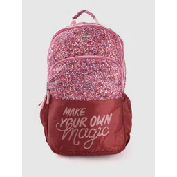 Gear Kids Abstract Printed Laptop Backpack with Glittery Effect -32L-picture-33