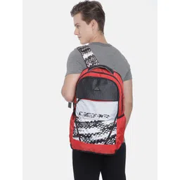 Gear Unisex Black & White Graphic Printed SCHOOL 04 Backpack image 3