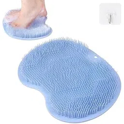 Geathje Silicone Fo ot Scrubber Mat for Shower – F ot Cleaner & Massager with Non-Slip Suction Cups | Deep Clean Exfoliator for Heel, Sole & Toe | Foot Spa Brush for Bath & Pain Relief (1 Pc)-picture-37
