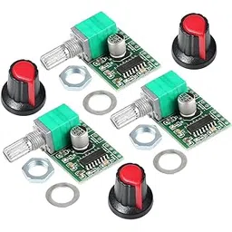 Gebildet Mini 3W+3W DC 5V Audio Amplifier Handy Digital Power Amp Module Board Dual-Channel PAM8403 Stereo Amplifiers with Potentiometer for DIY Portable-image-6