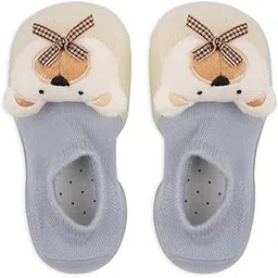 gebusmart Socks Shoes for Boys & Girls | Stretchy, Soft & Breathable with Non-Slip Sole (Green, Pink, Blue, Orange, Yellow) | Sizes 0M-18M-picture-25