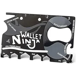 Geek Lab Wallet Ninja 18-in-1 Survival Tool Kit Multifunction Useful & Credit Card Style-image-36