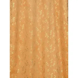 GEET CREATIONS Gold Floral Room Darkening Window Eyelet Curtain image 5