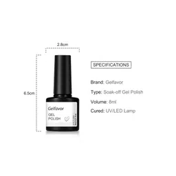 Gelfavor Gel Hybrid Nail Polish - G002 8 ml image 3